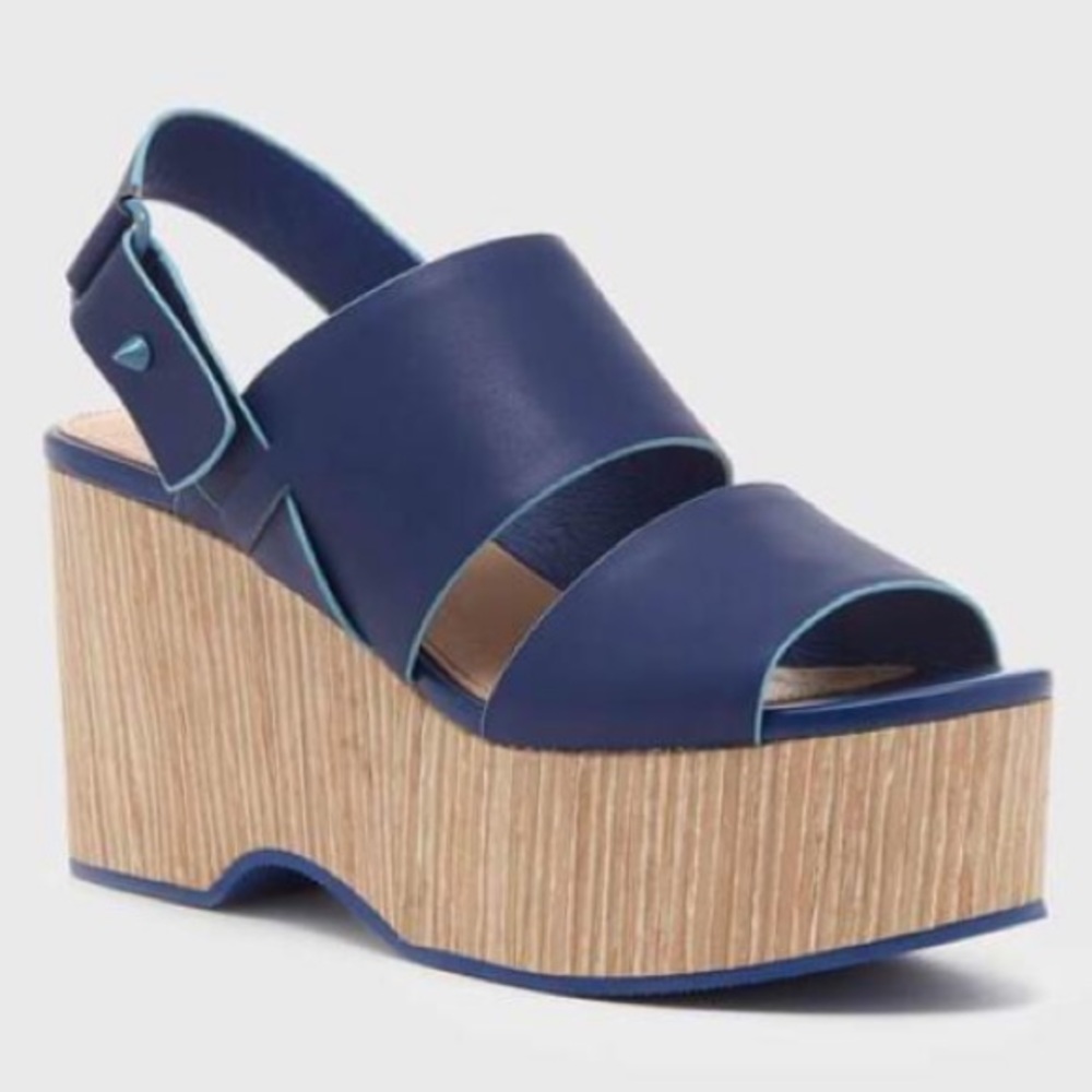 KELSI DAGGER NASH BLUEBERRY PLATFORM SANDAL
